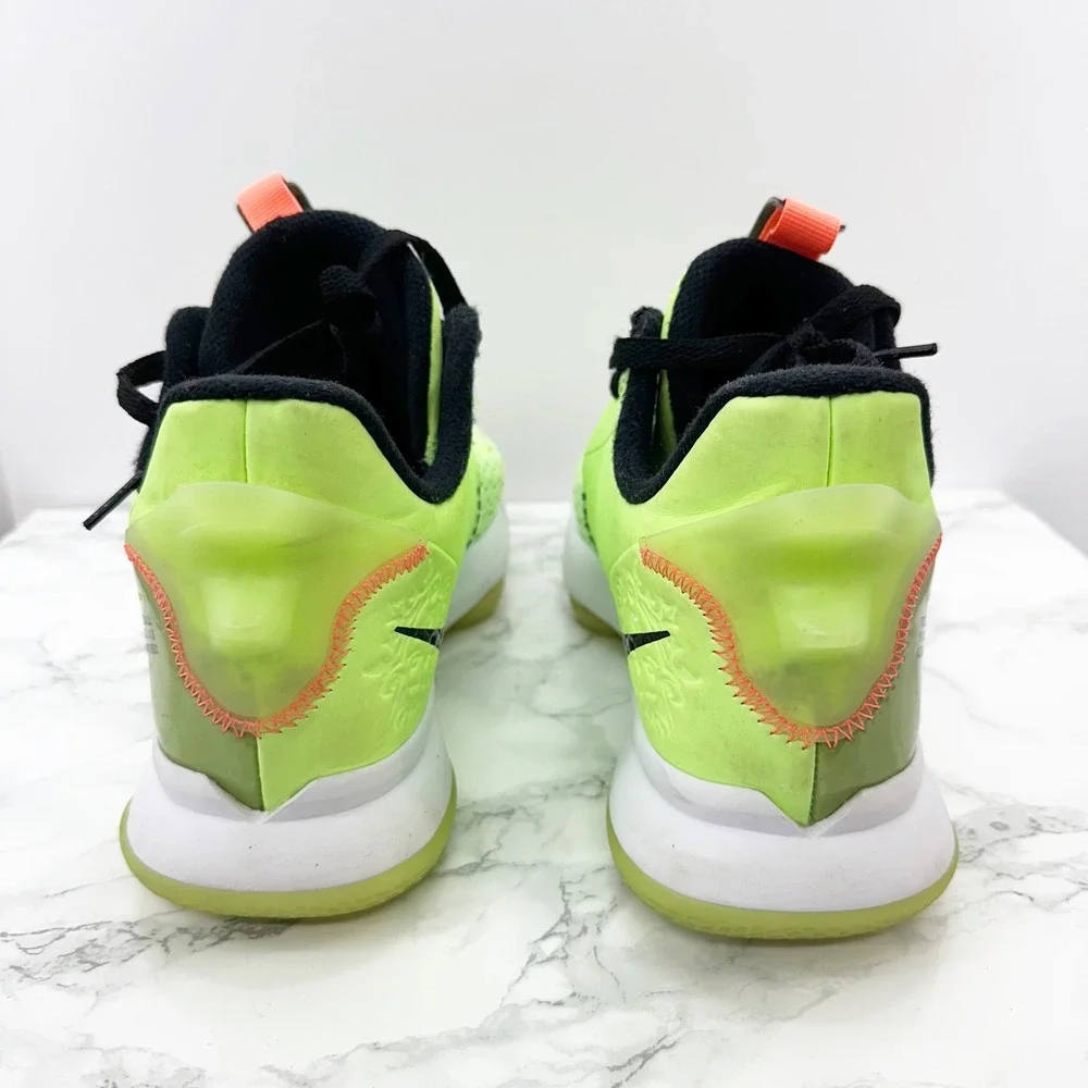 Nike Lebron Witness 5 Grinch Basketball Shoes Sz 9.5 CQ9380 Athleisure Neon‎